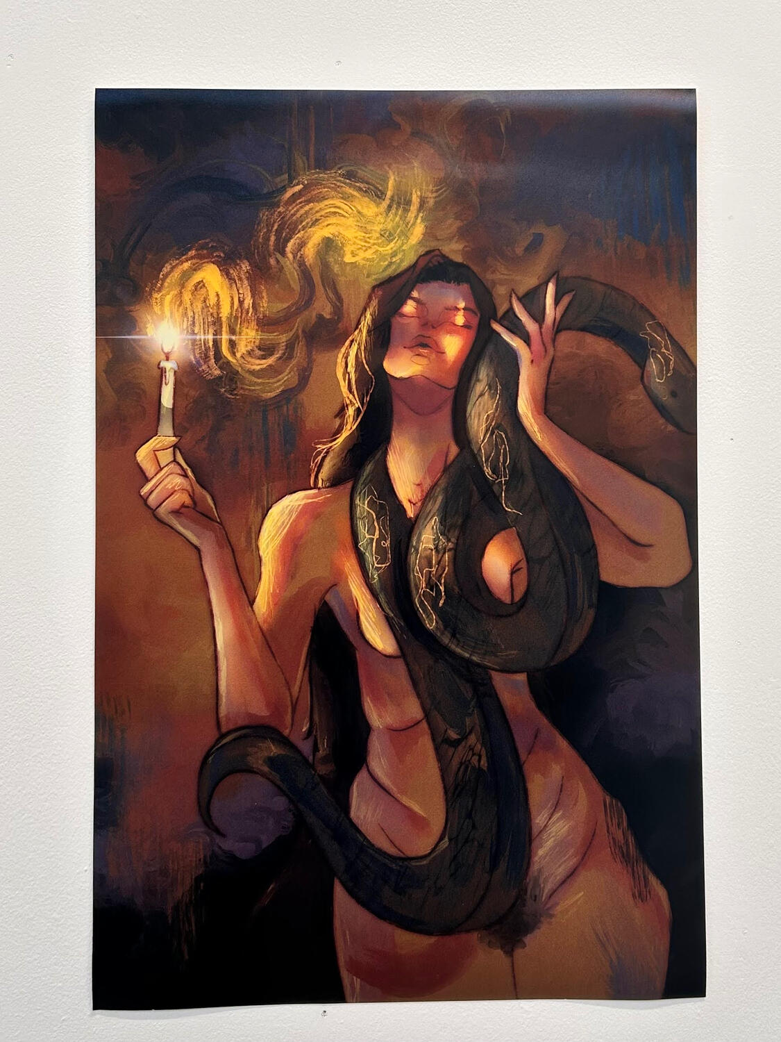 Eve is on the Left, Digital Print, 2025