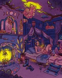 Witch bedroom